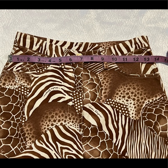 Salvatore Ferragamo animal print pants - Picture 5 of 7